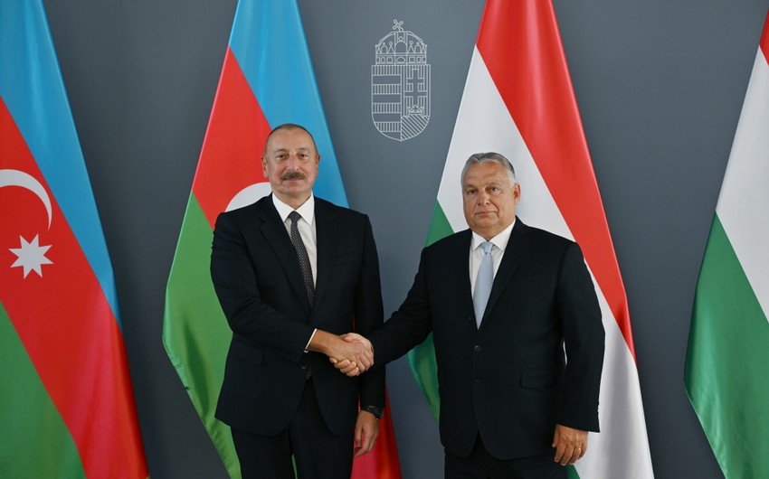 Budapeştdə İlham Əliyev Viktor Orban ilə görüşüb - YENİLƏNİB