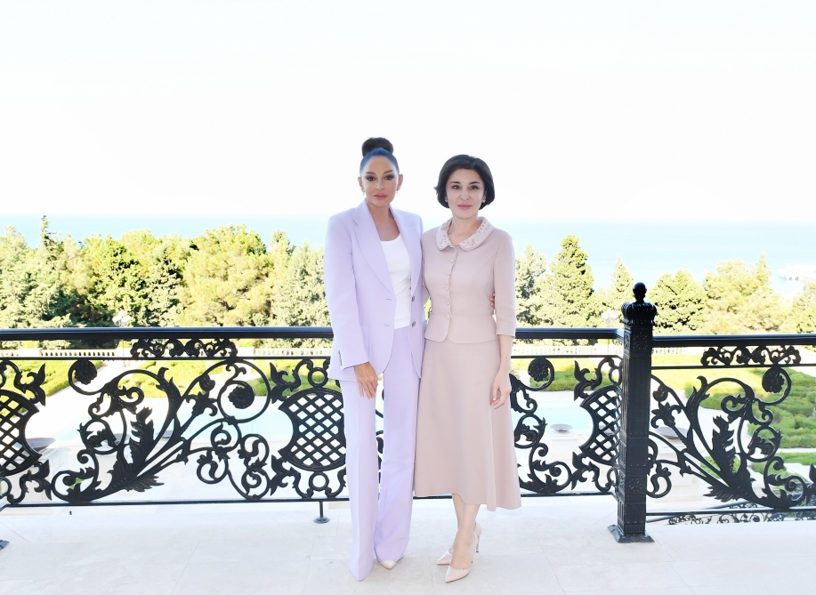 Birinci xanımların görüşü oldu - FOTO