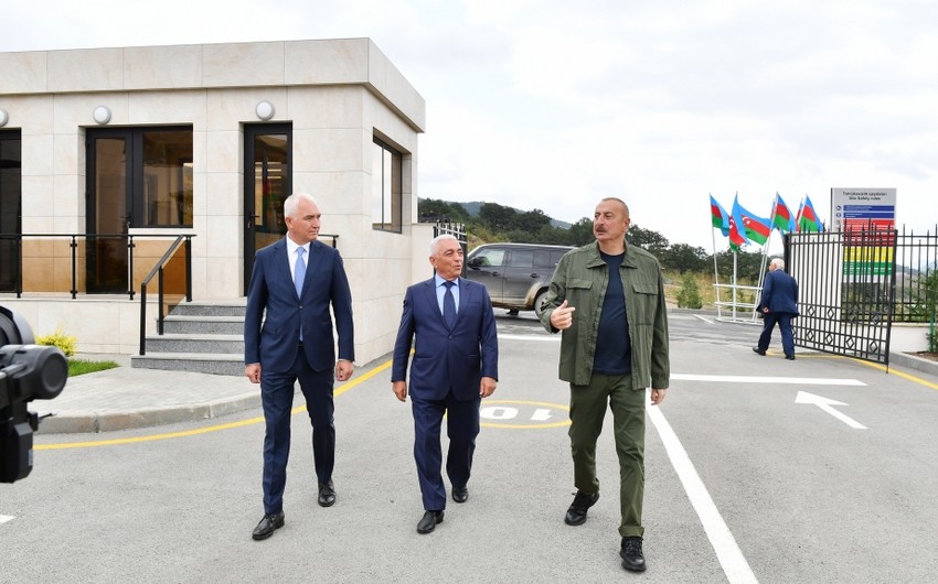 Laçında yeni su elektrik stansiyaları istifadəyə verildi