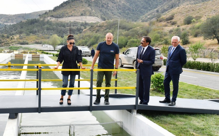 “Həkəri Balıq Təsərrüfatı”nın açılışı oldu - FOTOLAR