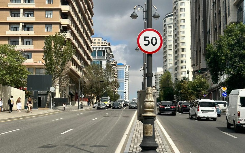 Bakının daha bir küçəsində sürət həddi endirildi