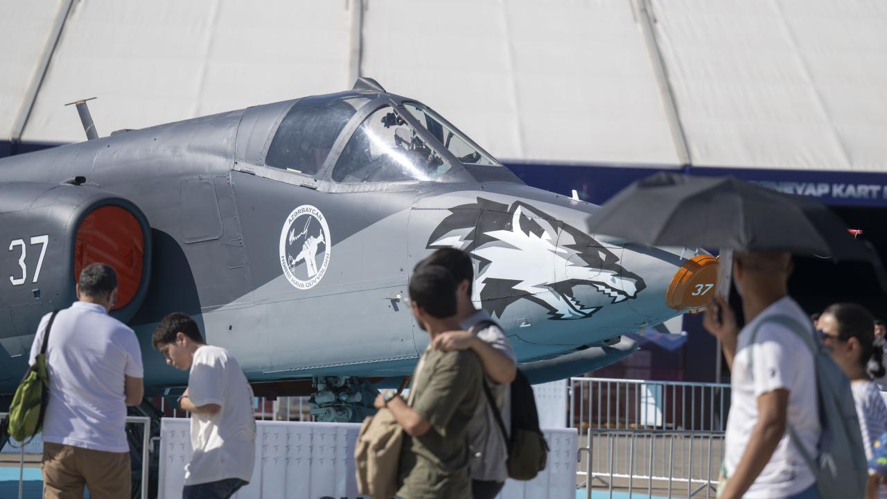 Modernləşdirilmiş Su-25 qırıcımız TEKNOFEST-də - FOTO