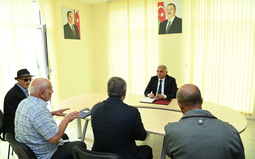 “Azərişıq”ın sədri Yevlaxda vətəndaşları qəbul edib - FOTO