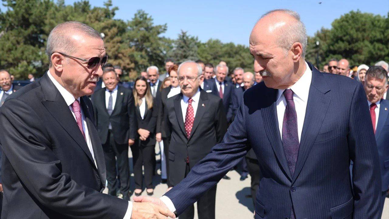 Ərdoğan, Kılıçdaroğlu, Bahçeli, Akşener bir arada - FOTO