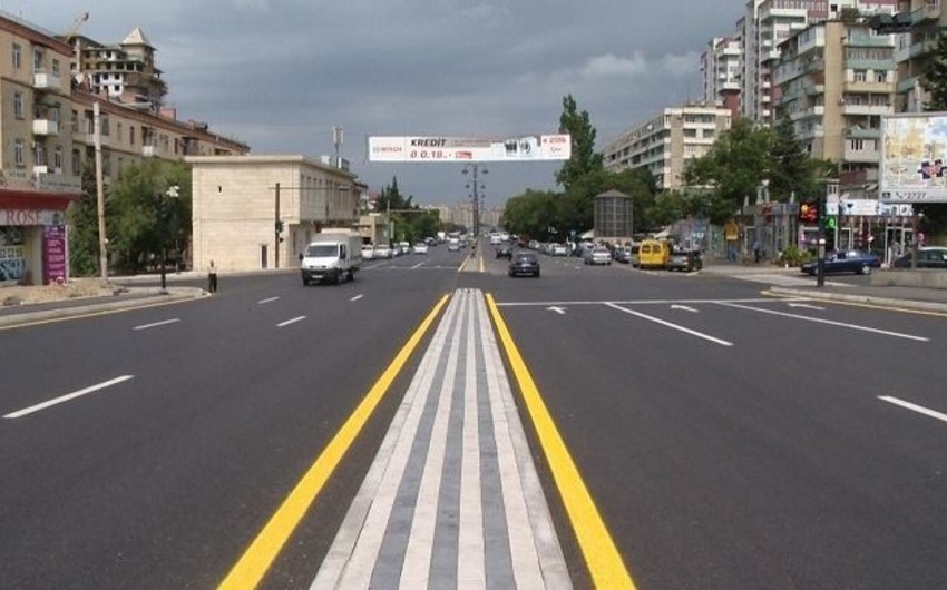Bakının daha bir prospektində sürət həddi endirildi
