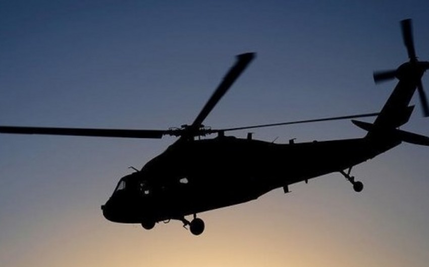 Hərbi helikopter qəzaya uğradı - Ölənlər var