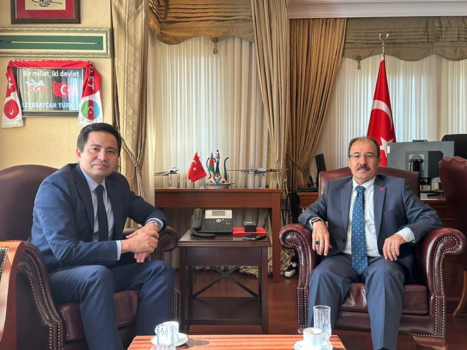 Türkiyə və Qazaxıstan səfirləri GÖRÜŞDÜ