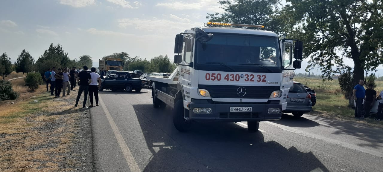 Tərtərdə ağır yol qəzası - Ölü və yaralı var