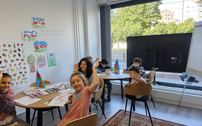Helsinki Azərbaycan Evindəki həftəsonu məktəbində dərslərə start verildi