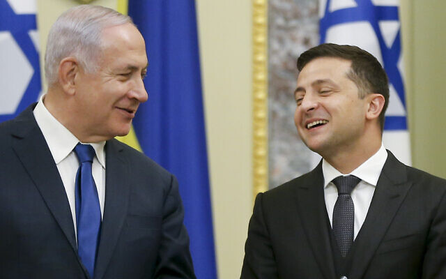 Netanyahu Zelenski ilə danışıqlar apardı 