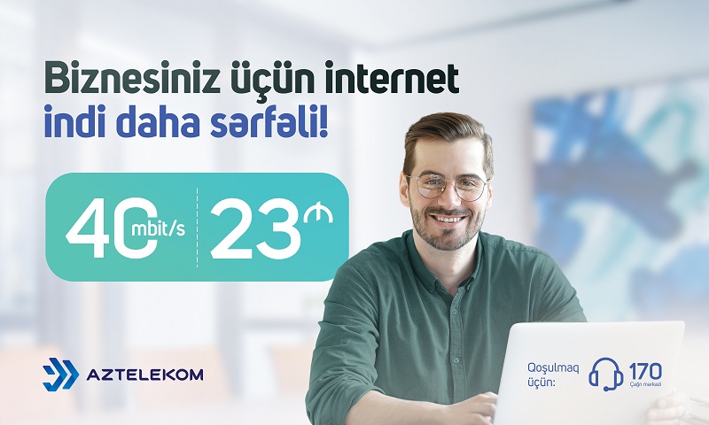 “Aztelekom”un biznes subyektləri üçün yeni tarif paketləri satışda