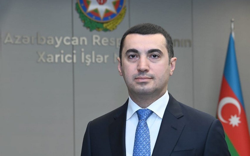 Ermənistanın hərəkətlərinin pislənməsini gözləyirik - XİN rəsmisi