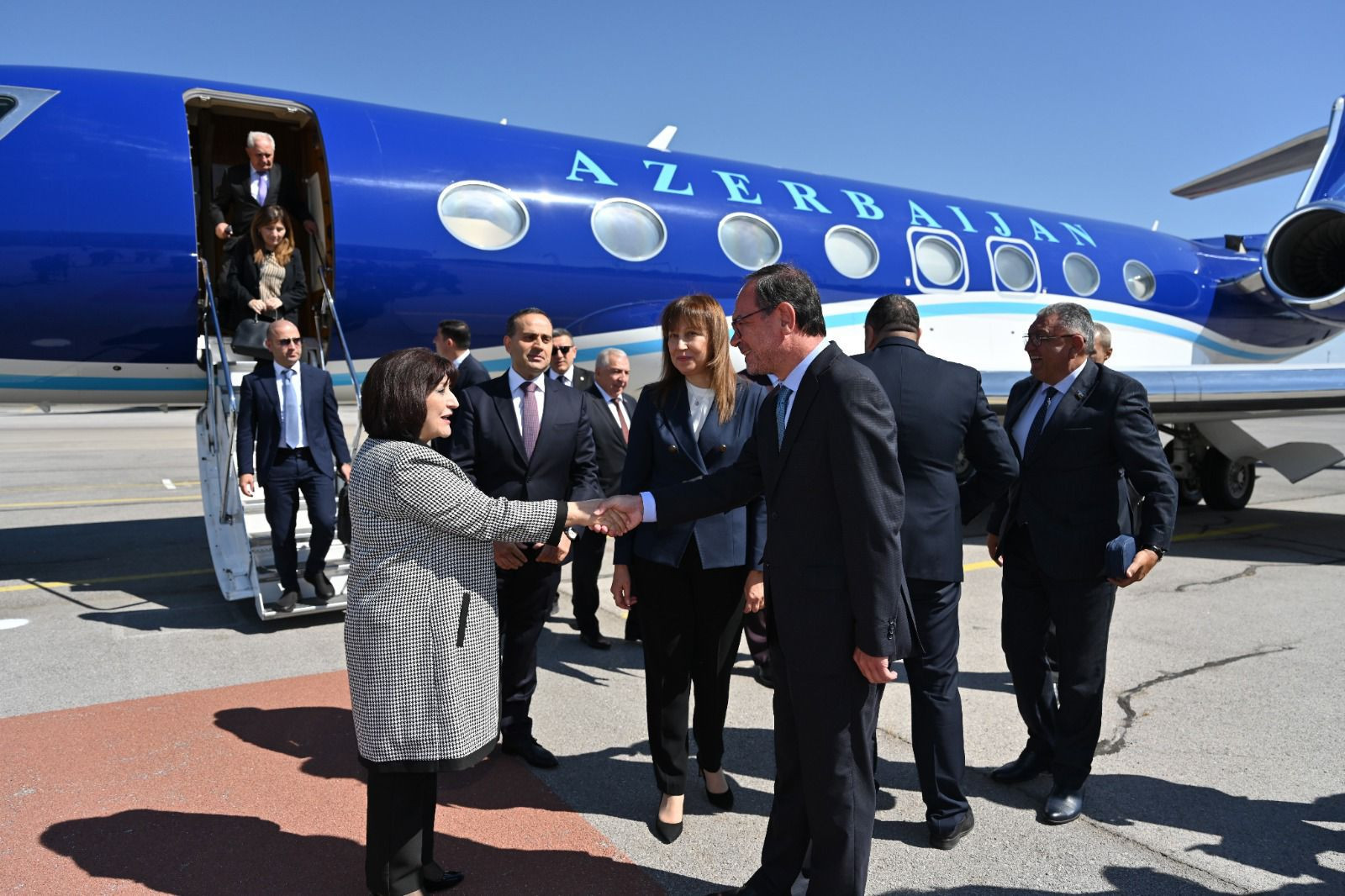 Sahibə Qafarova Bolqarıstana getdi - FOTOLAR