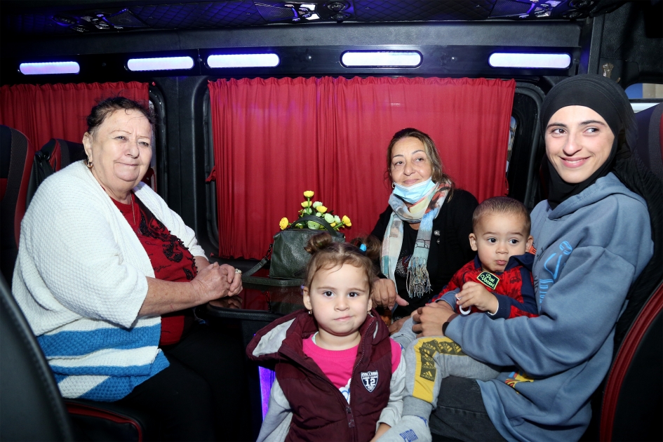 Daha 123 nəfər Ağalıya köçürüldü - FOTOLAR