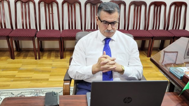 Novruz Aslanov növbəti onlayn qəbul keçirdi - FOTOLAR