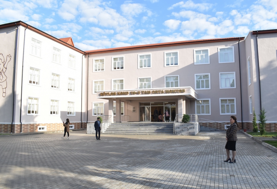 Heydər Əliyev Fondunun inşa etdiyi 500-cü məktəb istifadəyə verildi