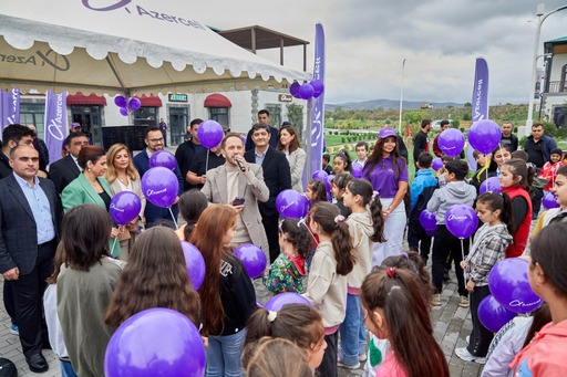 Ağalıda məktəblilər yeni tədris ilinə “Azercell” ilə başlayır - FOTO