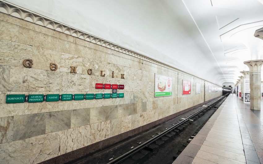 “Gənclik” metrostansiyasında gücləndirilmiş iş rejimi tətbiq olunacaq
