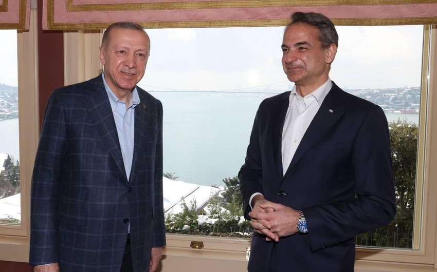 Ərdoğan Yunanıstan baş naziri ilə danışıqlar apardı 