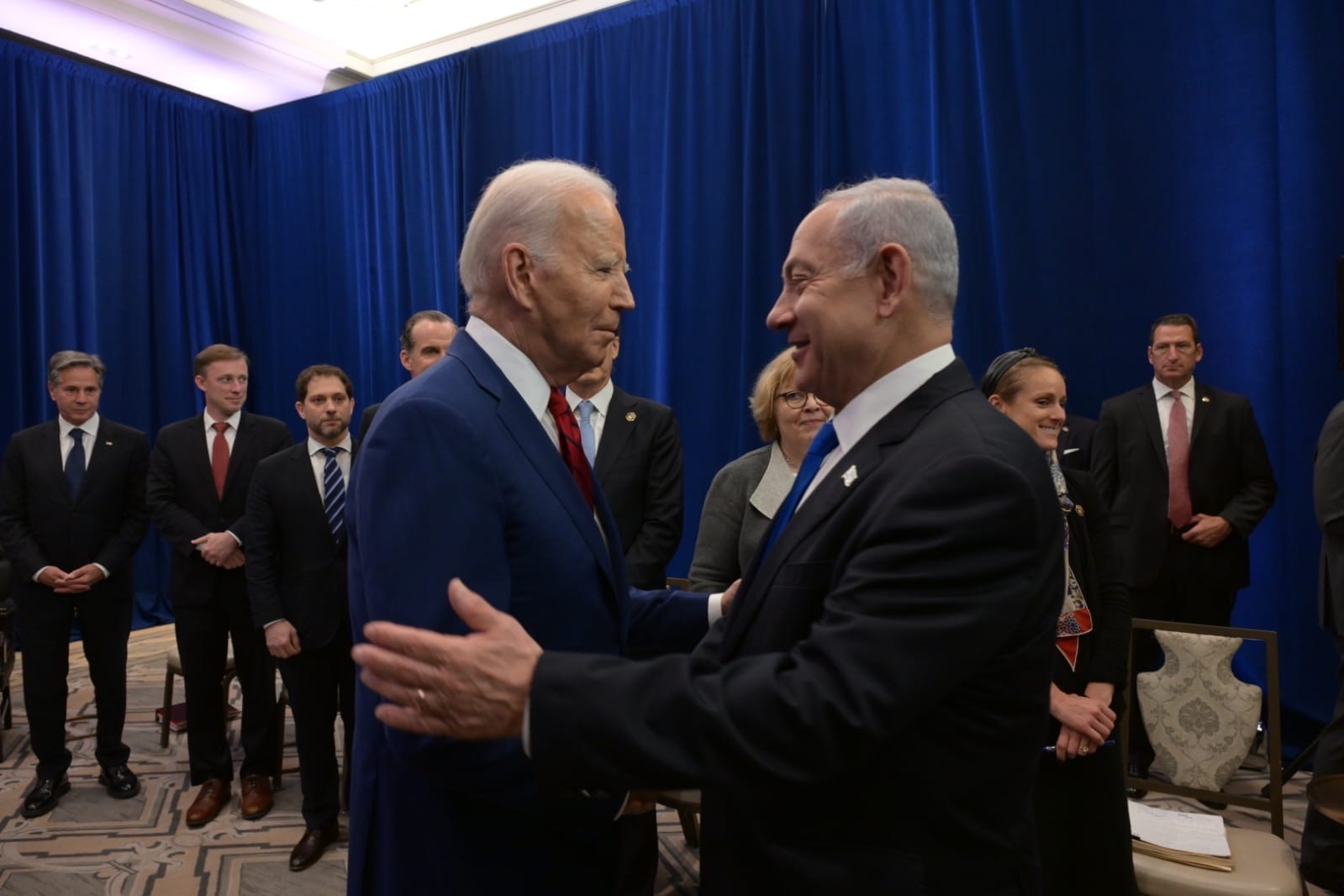 Bayden Netanyahu ilə görüşdü