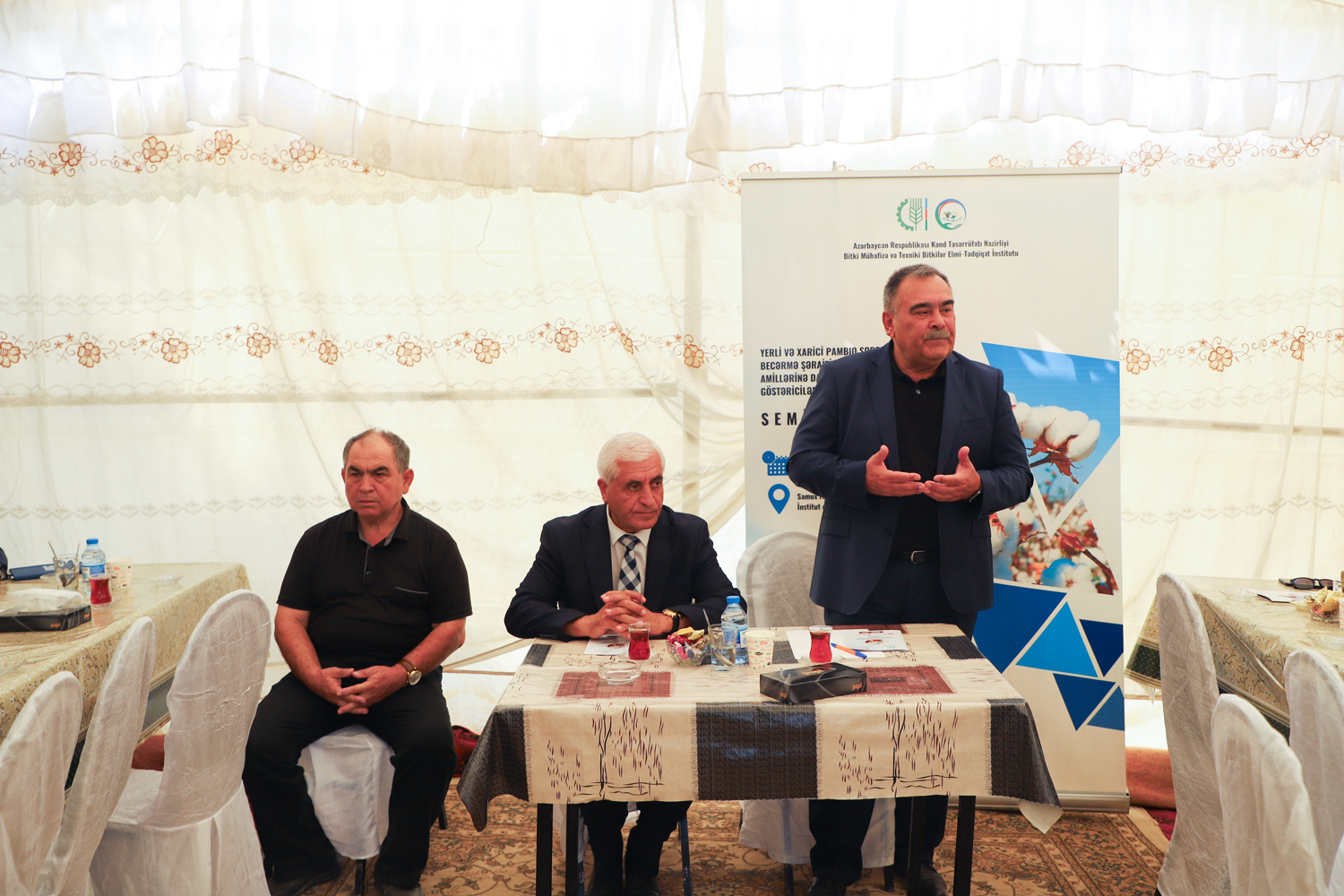 Pambıqçılığa həsr olunmuş tarla seminarı keçirilib - FOTO