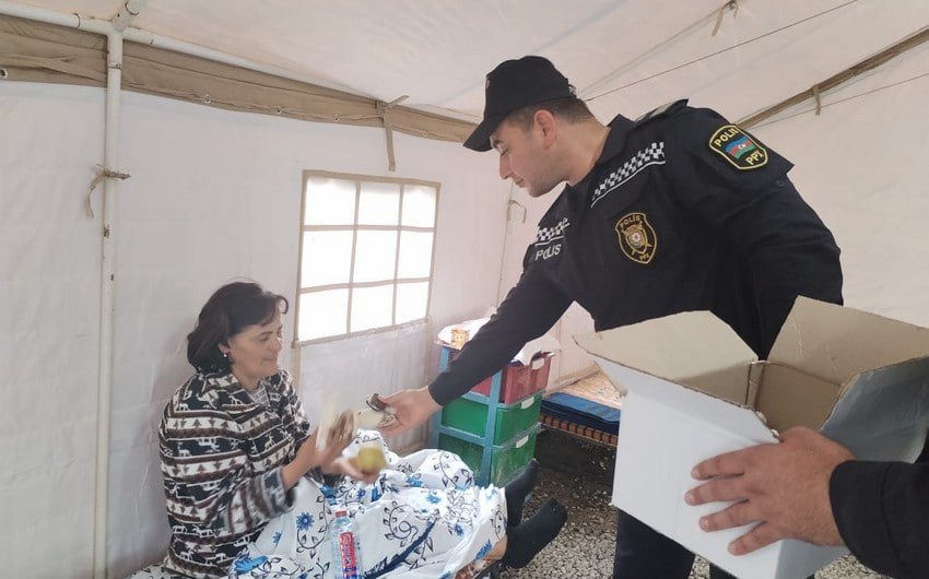 FHN Qarabağ erməniləri üçün çadırlar qurdu - FOTOLAR