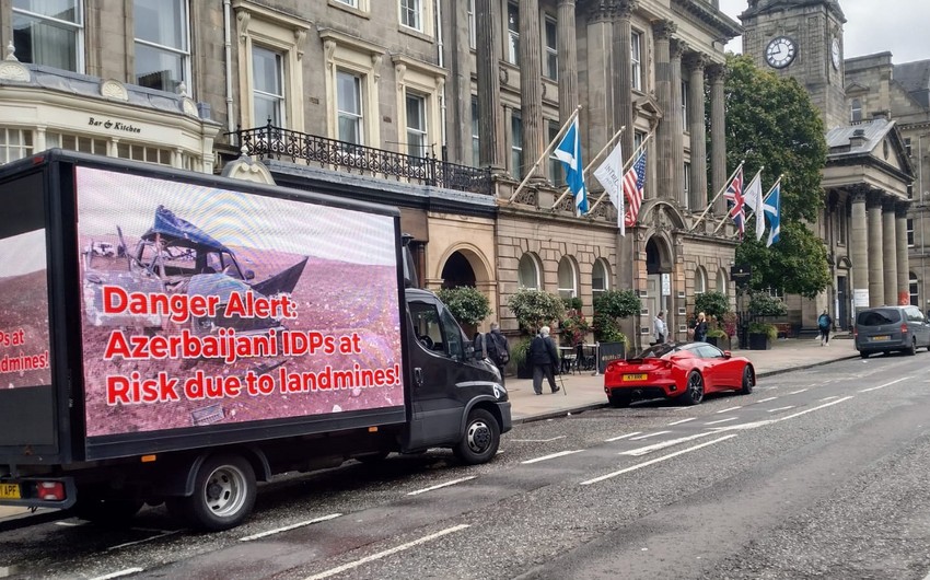 Edinburqda məlumatlandırma aksiyası keçirilib - FOTOLAR
