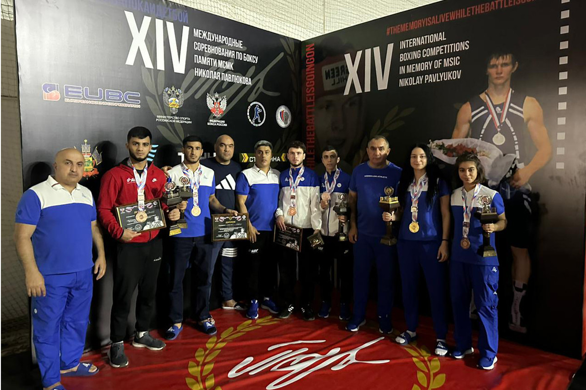 Boksçularımız Rusiyada 6 medal qazandı 