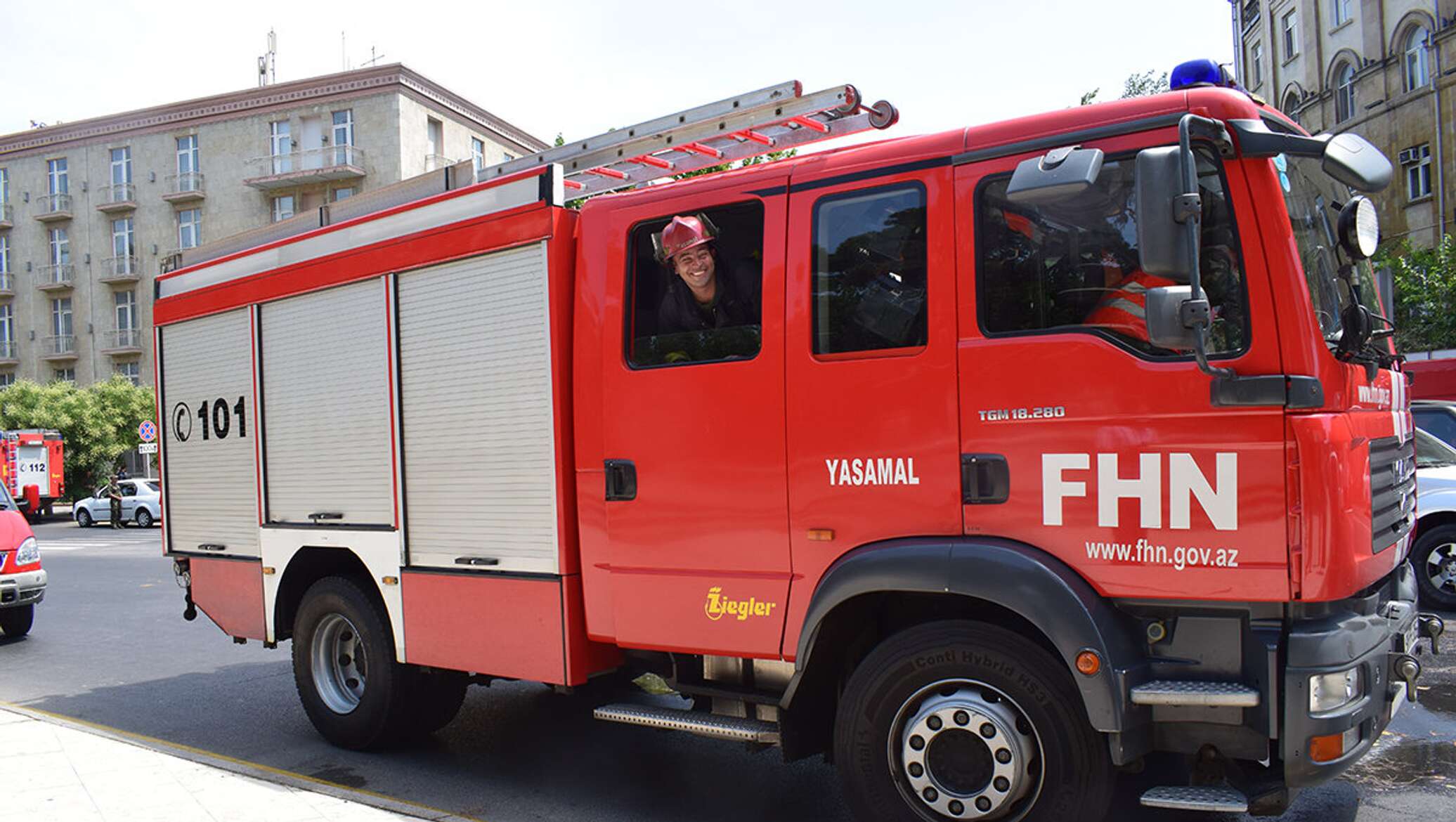 Yanğınsöndürənlərimiz Xankəndiyə GETDİ