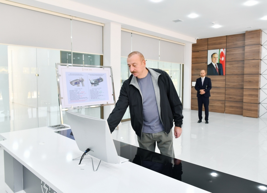 İlham Əliyev Cəbrayılda açılış etdi