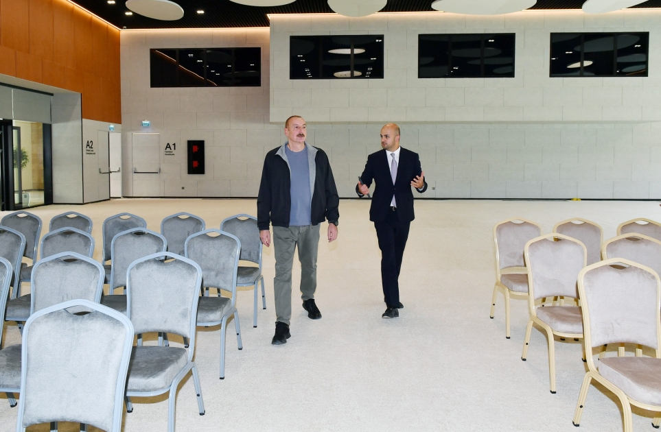 Prezident Zəngilan Konqres Mərkəzi Kompleksinin AÇILIŞINDA