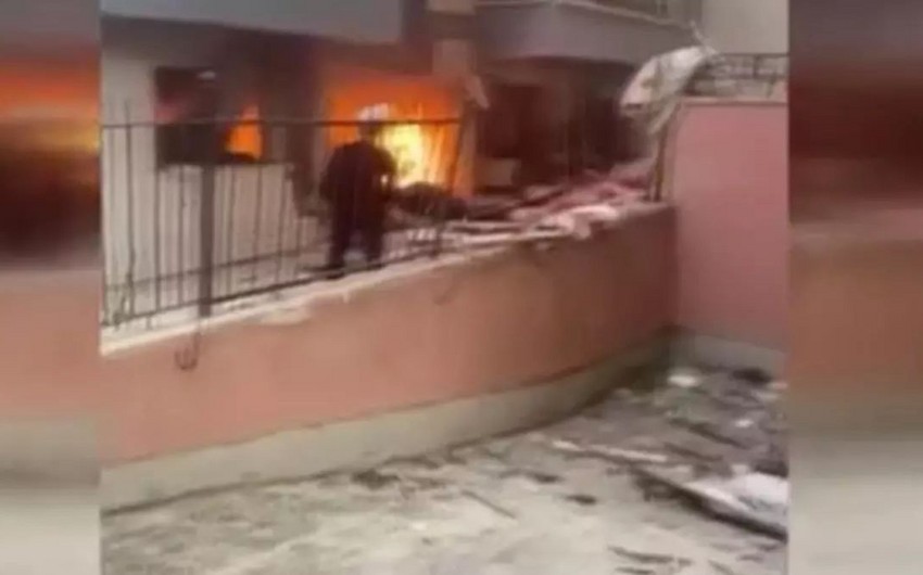 Ankarada yaşayış binasında partlayış - Ölən və yaralananlar var