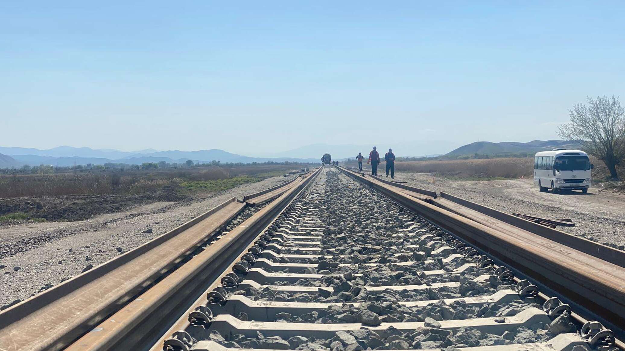 Horadizdən Zəngilana dəmir yolu tezliklə hazır olacaq