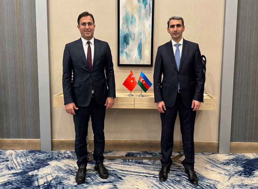 ADY sədri həmkarları ilə ikitərəfli görüşlər keçirdi - FOTO