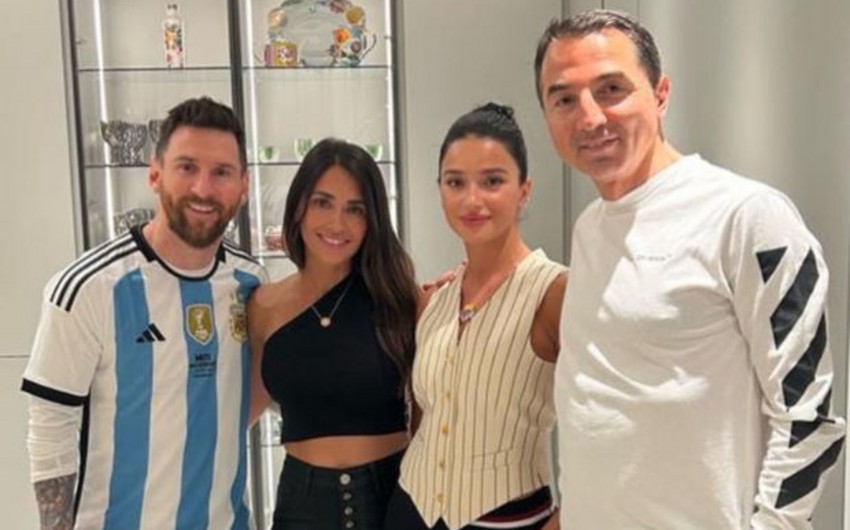 Messi azərbaycanlı iş adamı ilə fotosunu paylaşdı 