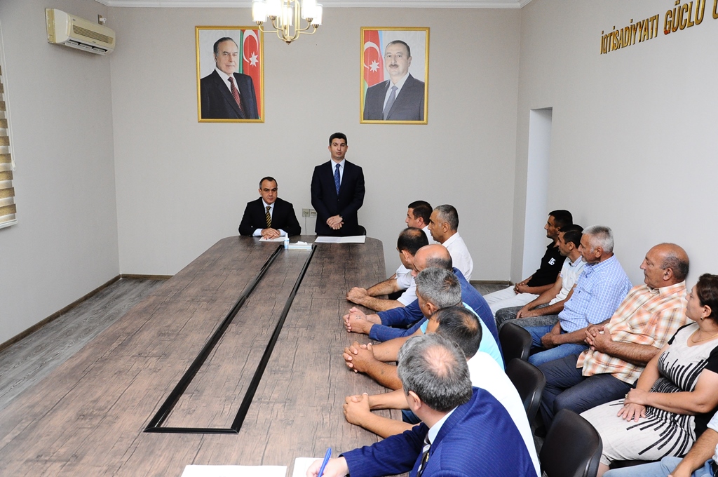 Naftalanda növbəti səyyar qəbul keçirilib - FOTOLAR