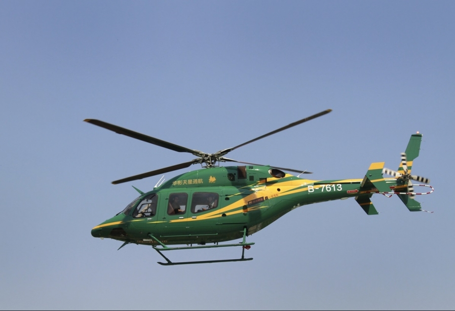 Çində helikopter qəzası - Ölən və yaralananlar var