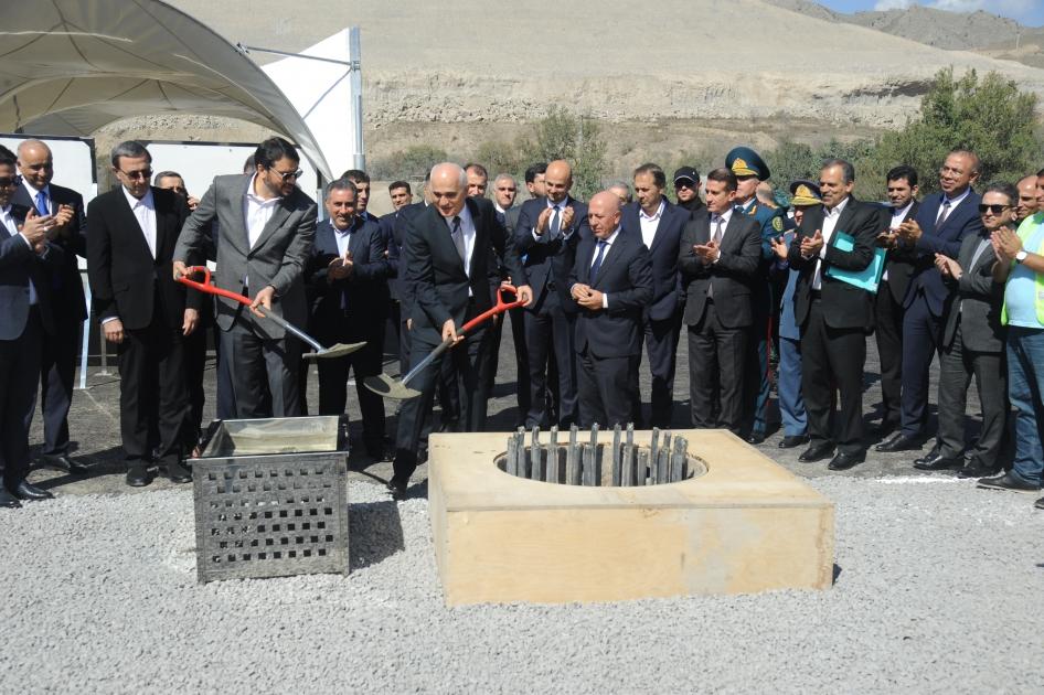 Azərbaycanla İran arasında körpünün təməli qoyuldu