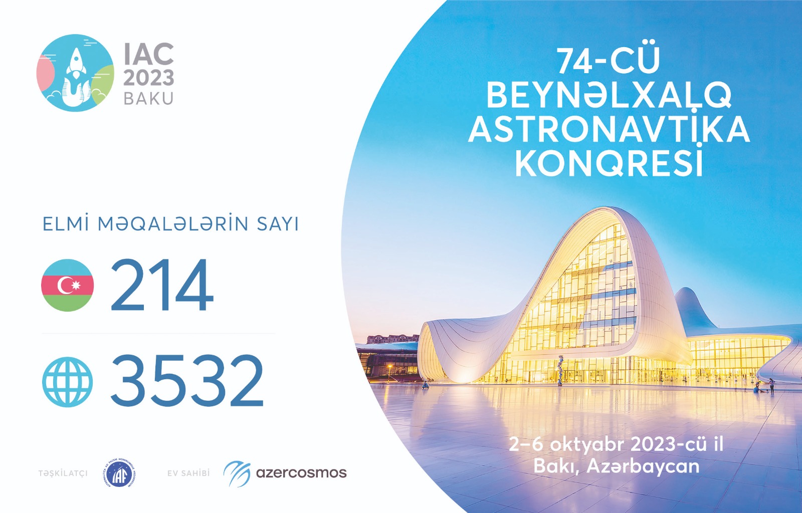 Beynəlxalq Astronavtika Konqresində ictimaiyyət üçün açıq gün keçirilib