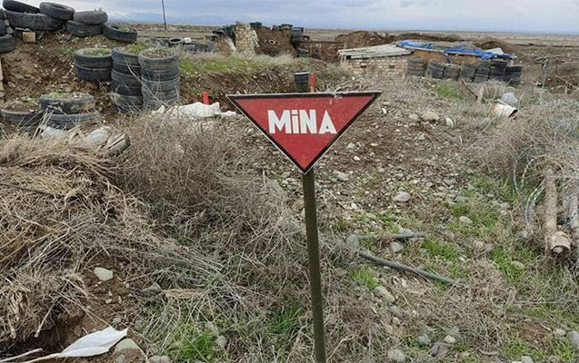 XİN-dən mina terroru ilə bağlı paylaşım