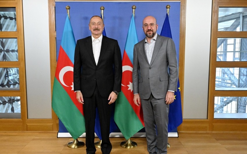 Şarl Mişel İlham Əliyevlə nələrdən danışdı....