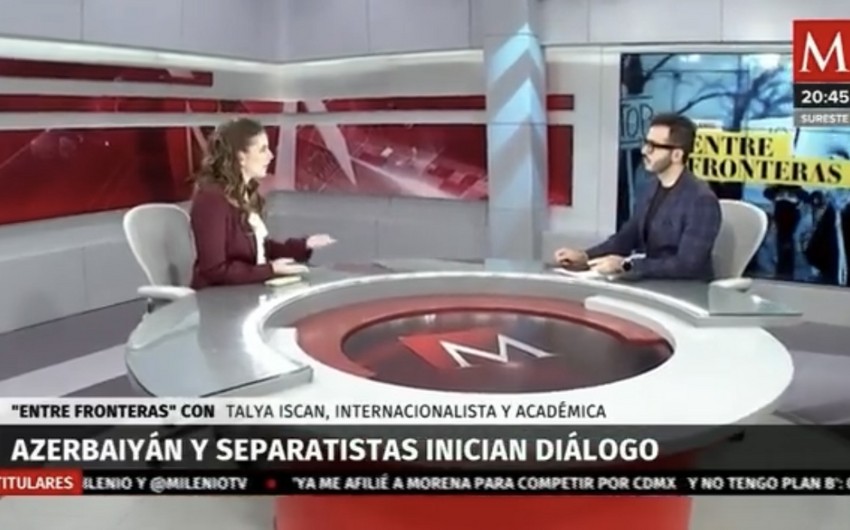 Meksika televiziyasında Azərbaycandan danışıldı