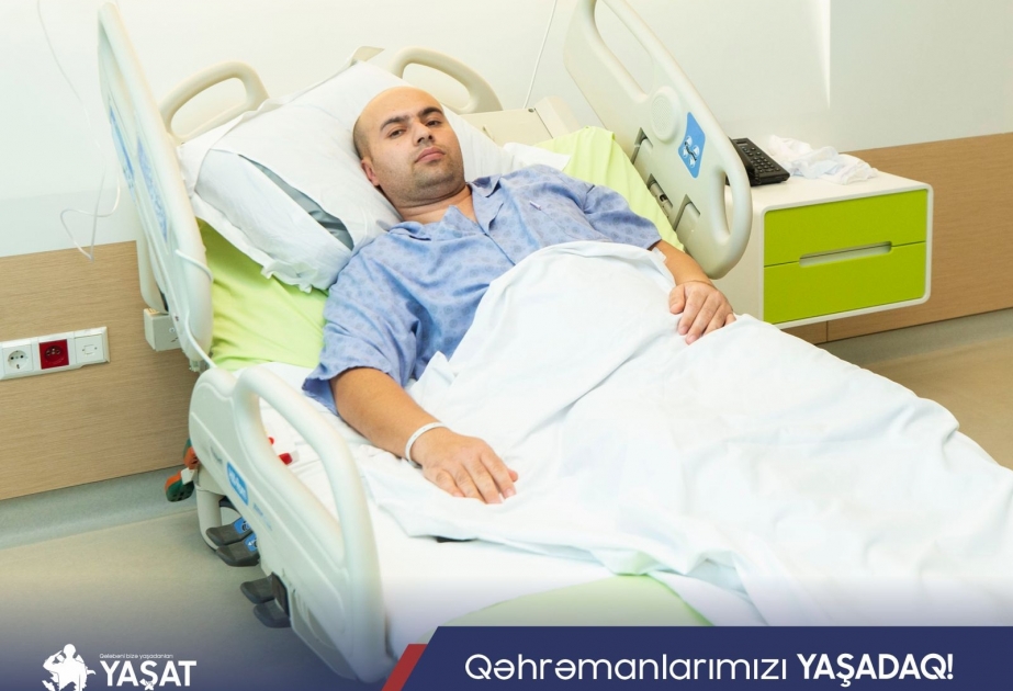 “YAŞAT” Fondu müharibə əlilinin tibbi xərclərini qarşıladı