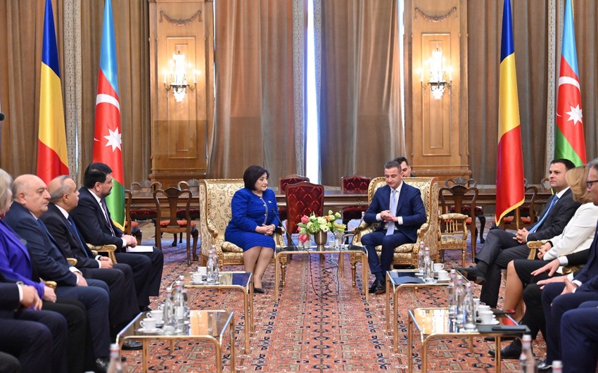 Azərbaycan və Rumıniya parlament sədrlərinin görüşdü - FOTO
