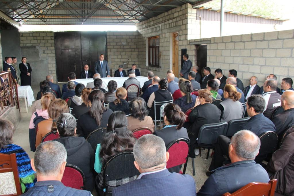 Goranboyun Fəxralı kəndində səyyar qəbul - FOTO