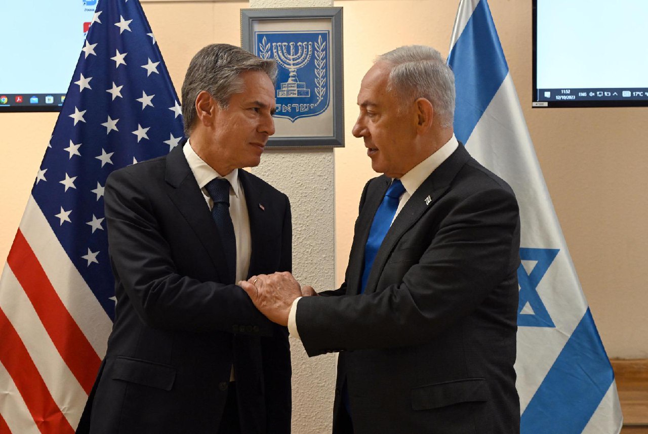 Blinken Netanyahu ilə görüşdü - FOTO+VİDEO