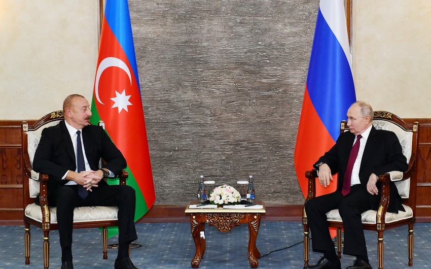 İlham Əliyev Putinlə bu mövzuları müzakirə etdi 