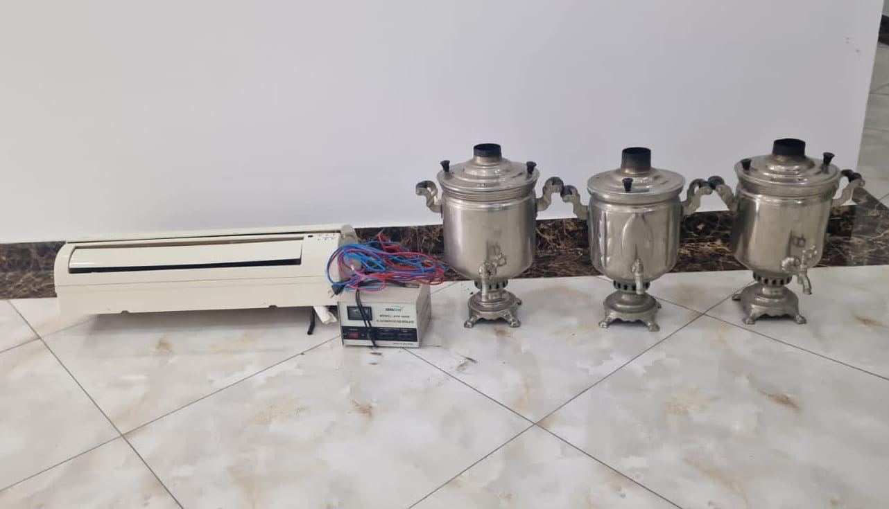 Biləsuvarda samovar oğruları tutuldu