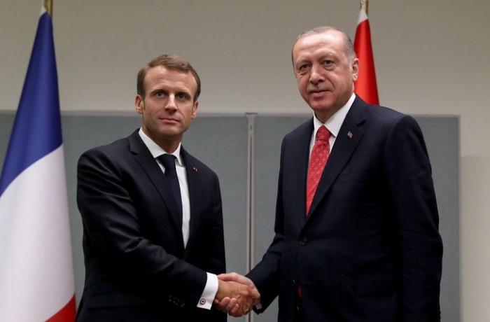 Ərdoğan və Makron telefonla DANIŞDI