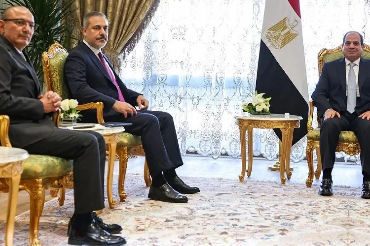 Hakan Fidan Misir Prezidenti ilə görüşüb